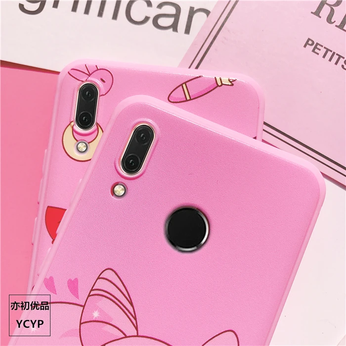 P30 pro милый чехол с принтом "Сейлор Мун"+ пленка для экрана из закаленного стекла чехол для huawei Nova4/3/3E/P20lite/P20 pro/P10/P10plus/Коврики 20/10