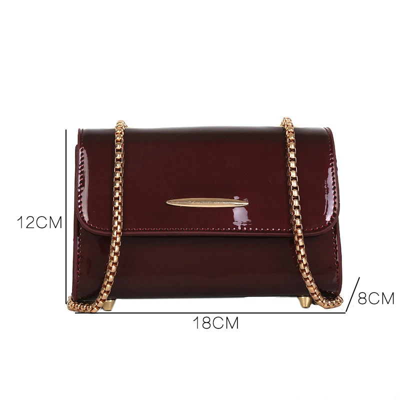 Youda модная женская сумка из лакированной кожи на плечо посылка яркая поверхность