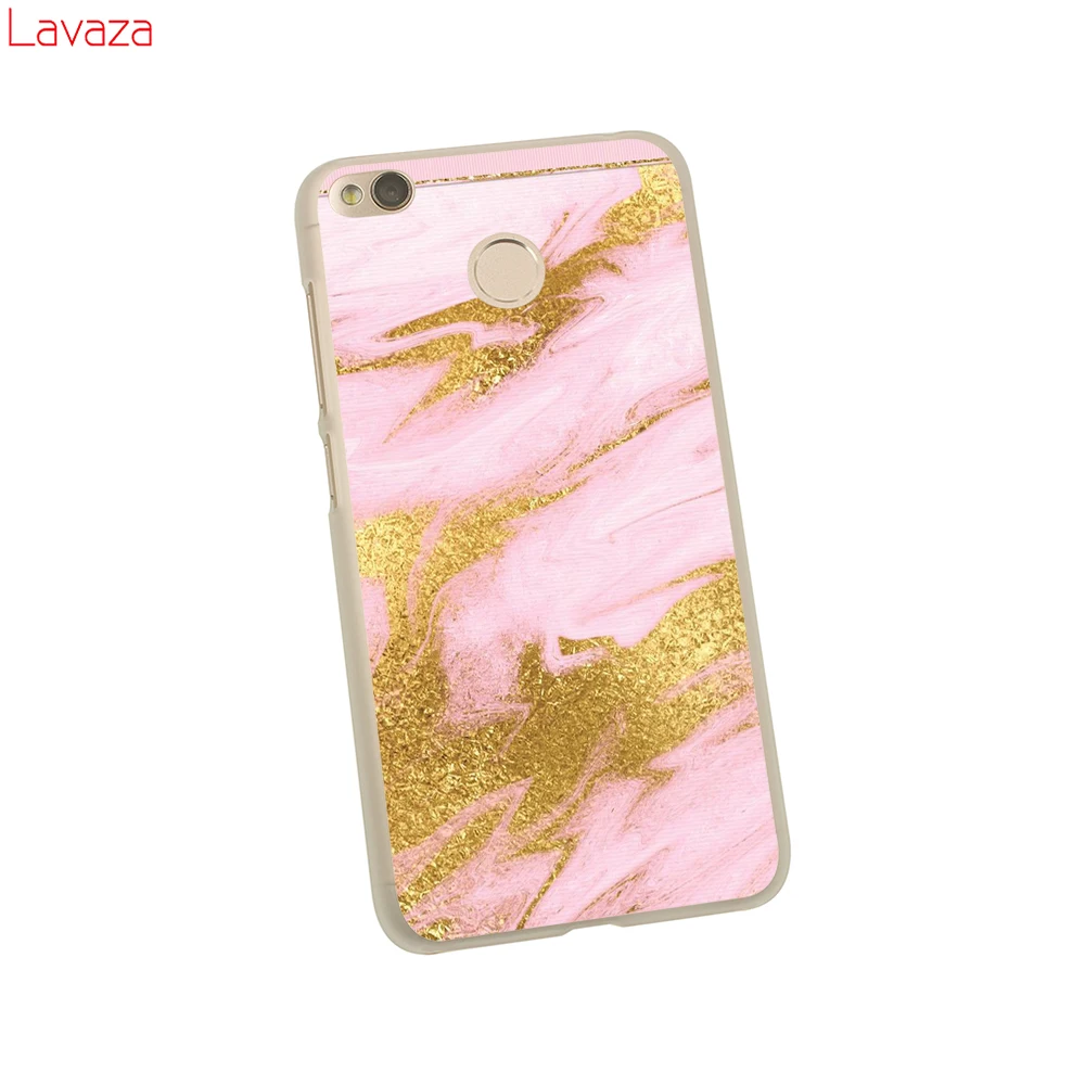 Жесткий чехол Lavaza Gold Pink rose Glitter marble для POCOPHONE F1 Xiaomi A2 Mi8 Lite A1 Redmi Note 4X5 6 Pro | Мобильные