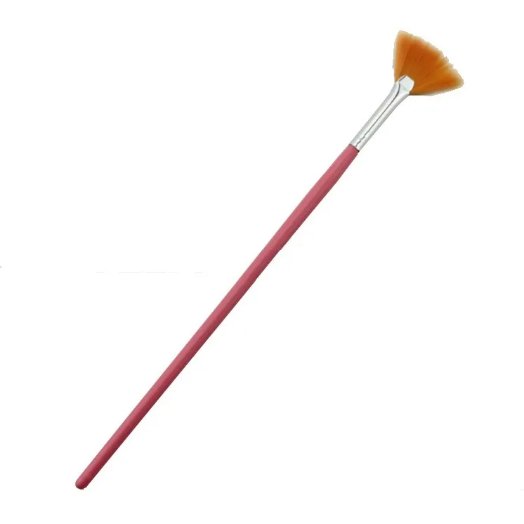 

Оптовая продажа отличный Акриловые Рисование ногтей ручка Веерная Форма Дизайн Маникюр градиент затенение кисти встряхивание порошок 200 шт