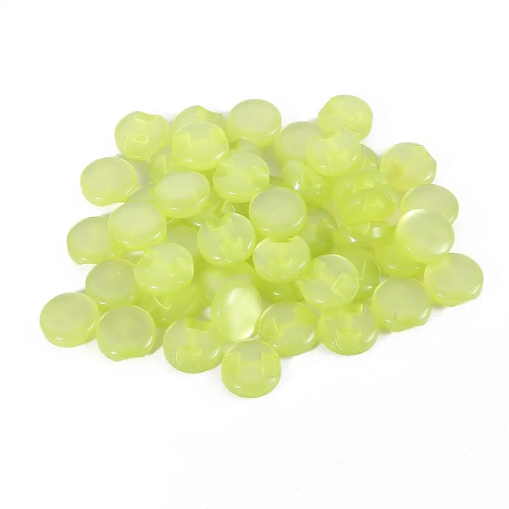 Light Green 50 шт 12 мм кошачий глаз кнопки пластиковые кнопки DIY Швейные Детские аксессуары для рубашек, одежды - Color: Light Green