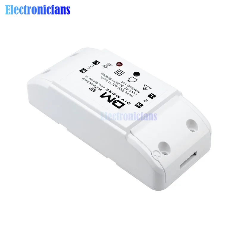 Замена Sonoff базовый Wifi умный переключатель беспроводной пульт дистанционного управления ABS оболочка гнездо интеллектуальное реле для домашней автоматизации модуль управления Лер