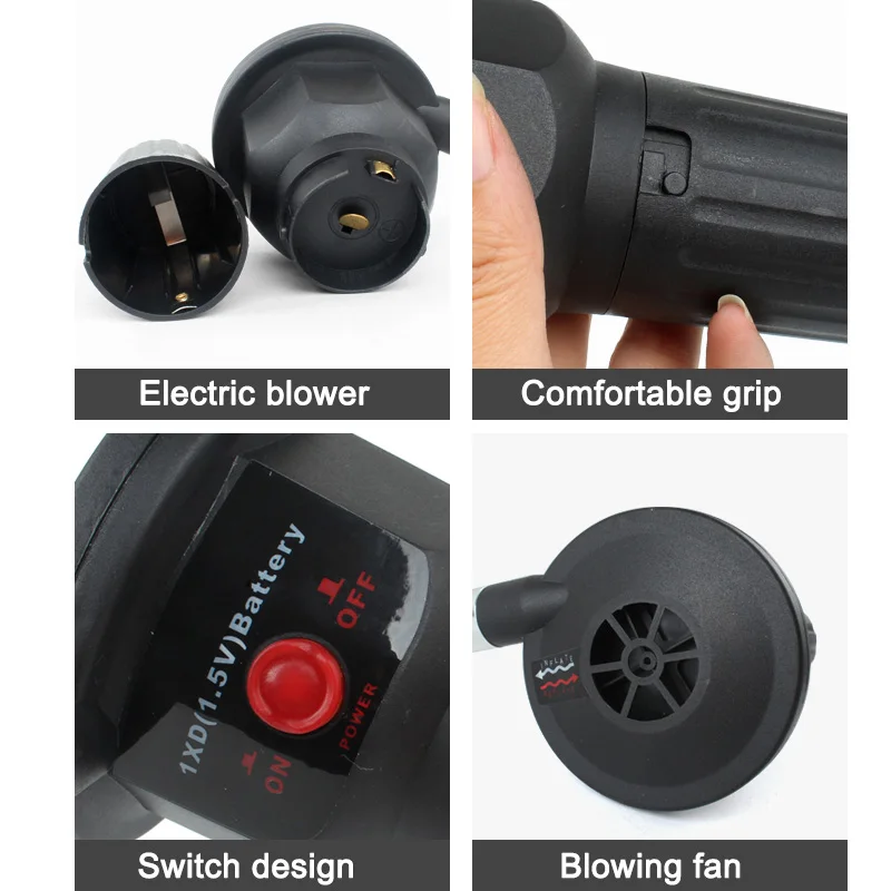 

HOT Electric BBQ Fan Air Blower Help Burning Picnic Cooking Lighters Barbecue Tools NDS66