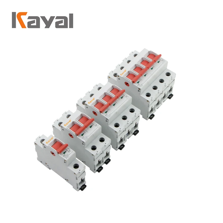Genuinel Kayal Новый L7 домашний автоматический выключатель 1 2 3 4 P Тип C Мини 63A 6a