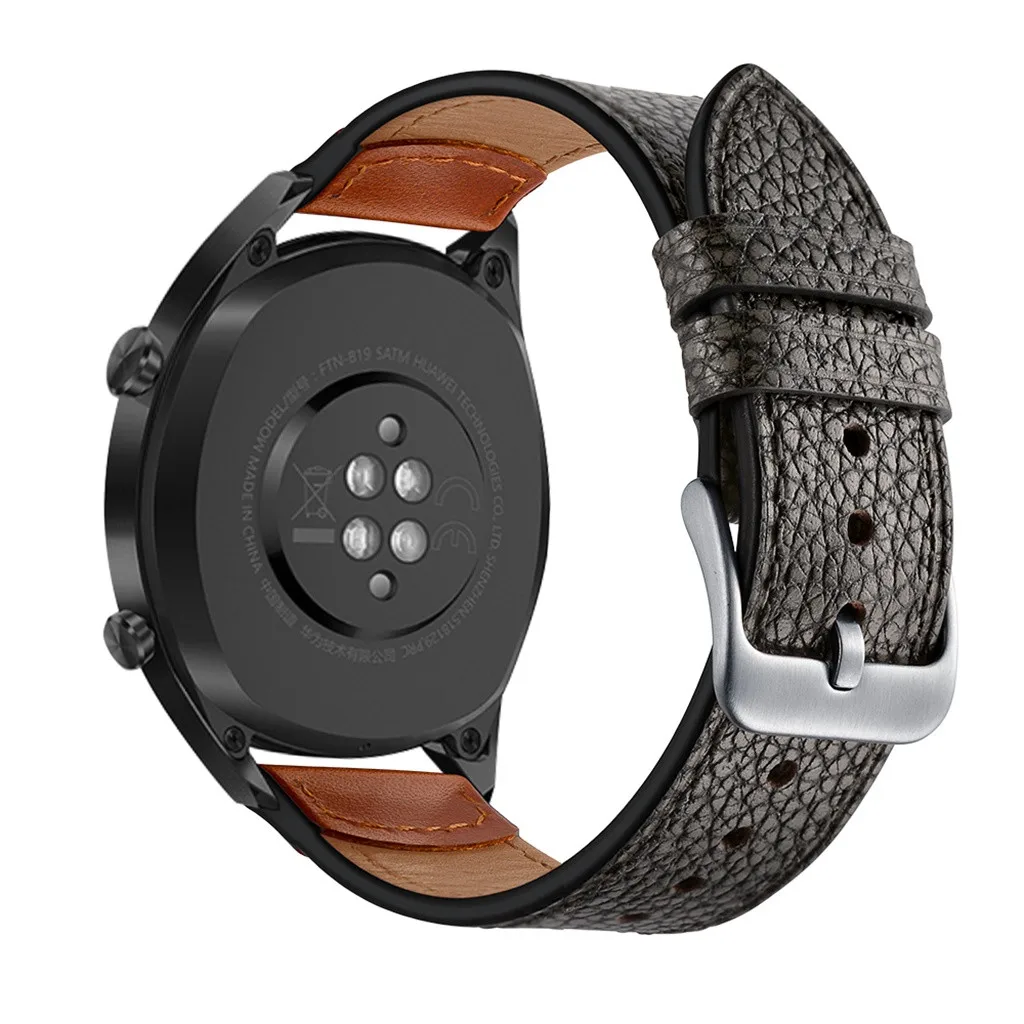 Ремешок кожаный для наручных часов сменный Браслет смарт-часов Huawei Watch GTSmart 19MAY30 |
