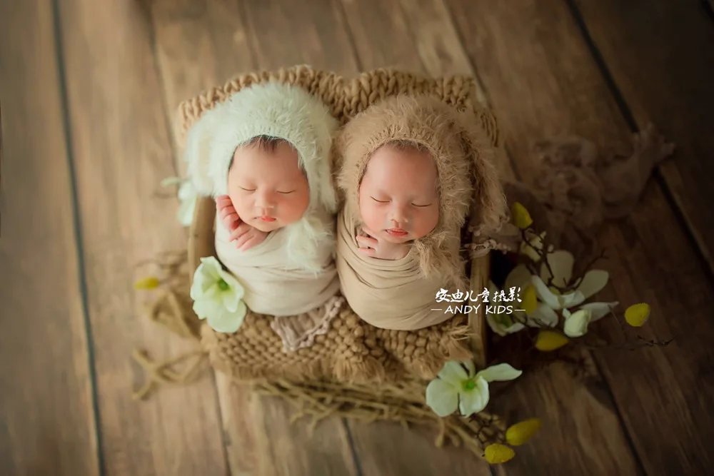 Массивное одеяло для фотосъемки новорожденных из мешковины | Мать и ребенок