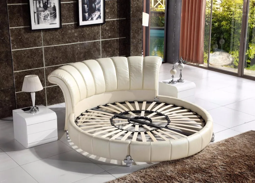 2017 мягкая кровать Cabecero Cama Muebles Para Casa Rushed No натуральная кожа King современная мебель
