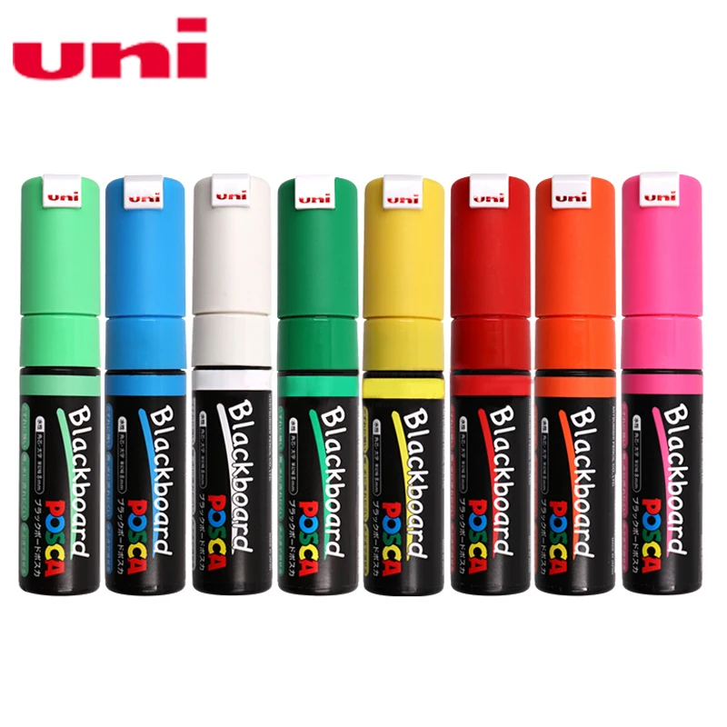 3 шт./партия Uni POSCA наружная доска рекламный маркер ручка PCE-250-8k 8 цветов на выбор
