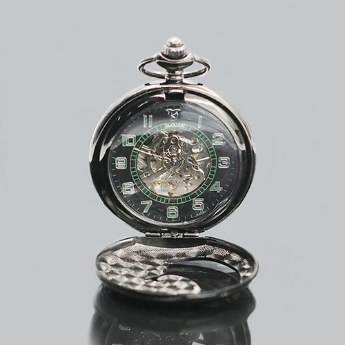 Унисекс винтажные римские цифры Прозрачный циферблат обмотки Механические