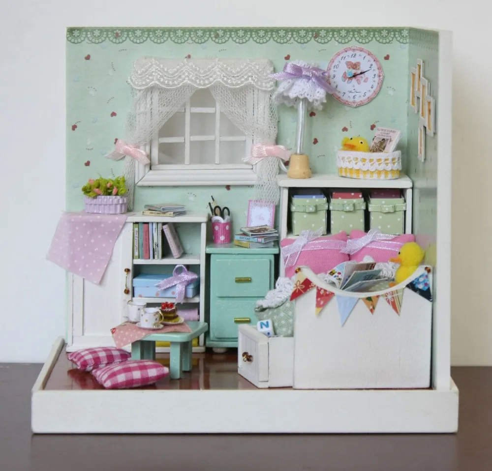 Кукольный дом ручной работы мебель Miniatura Diy кукольные домики миниатюрный кукольный домик деревянные игрушки для детей Взрослые подарок на день рождения