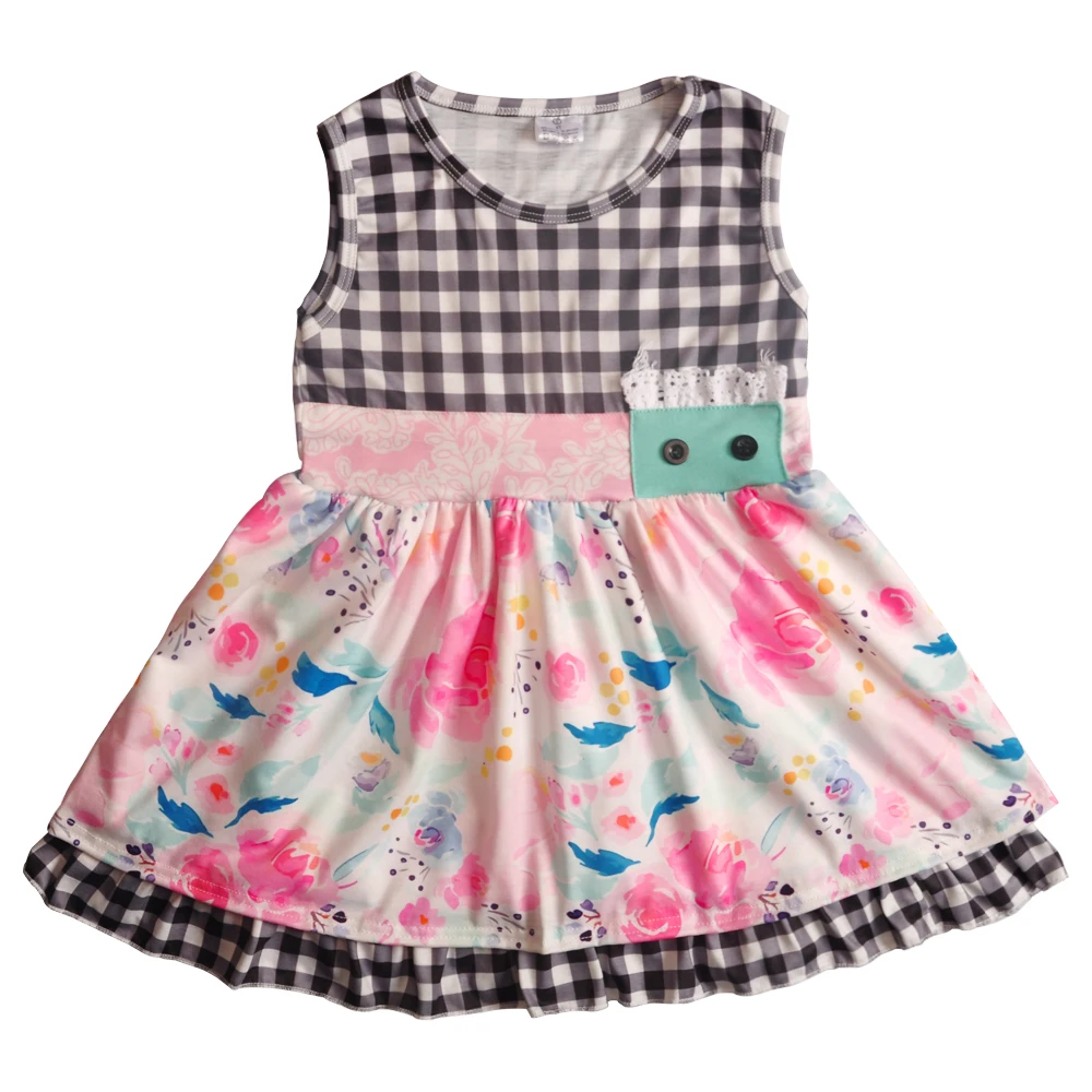 2019 г. Новая летняя одежда Бутик для малышей детский топ с рукавами-рюшами