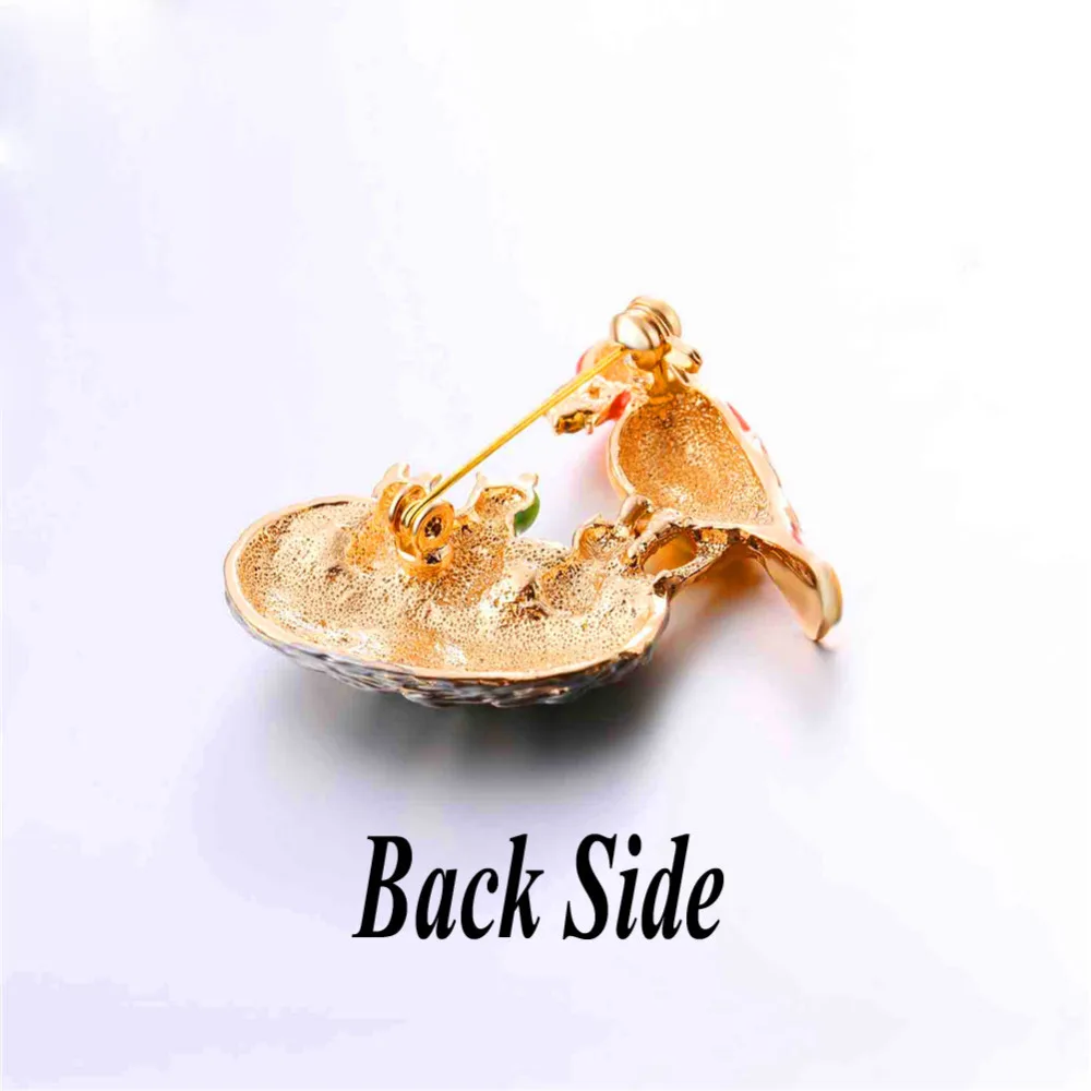 Kpop Броши Австрийский Стразы Мама Орел Кормление ее дети птицы аксессуары золотой