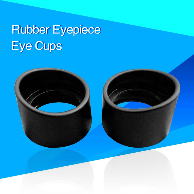 2 шт. резиновые глазные чашки глаз Защитные козырьки для 32-мм 35 мм микроскоп