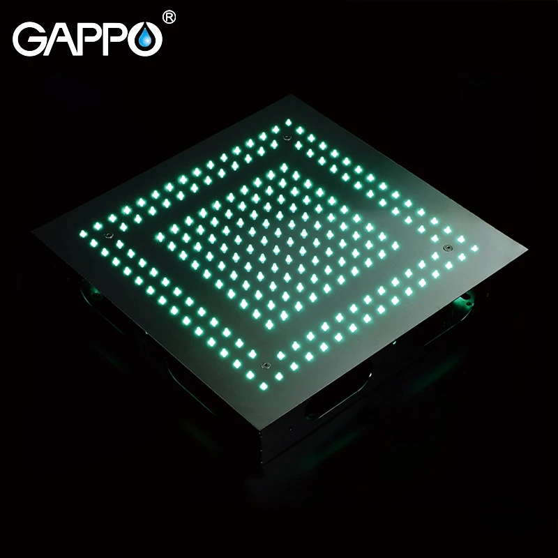 Насадка для душа GAPPO 400 мм * светодиодная душевая лейка с водяным питанием набор