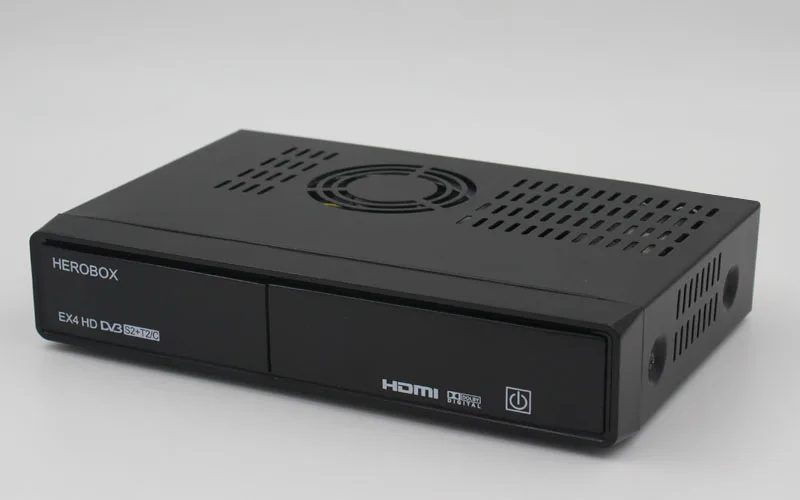 HEROBOX EX4 HD Enigma2 поддержка DVB-S2/T2/C спутниковый ресивер Linux система новая версия Solo pro V4 Поддержка CCCAM Youtube IPTV