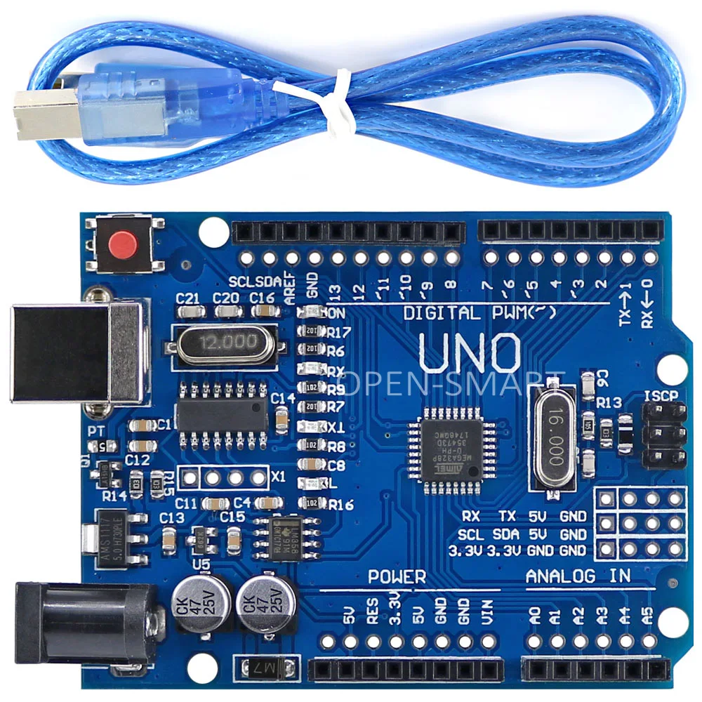 Портативная макетная плата UNO R3 ATmega328P с USB кабелем для Arduino DIY|board board|board for arduinoboard diy