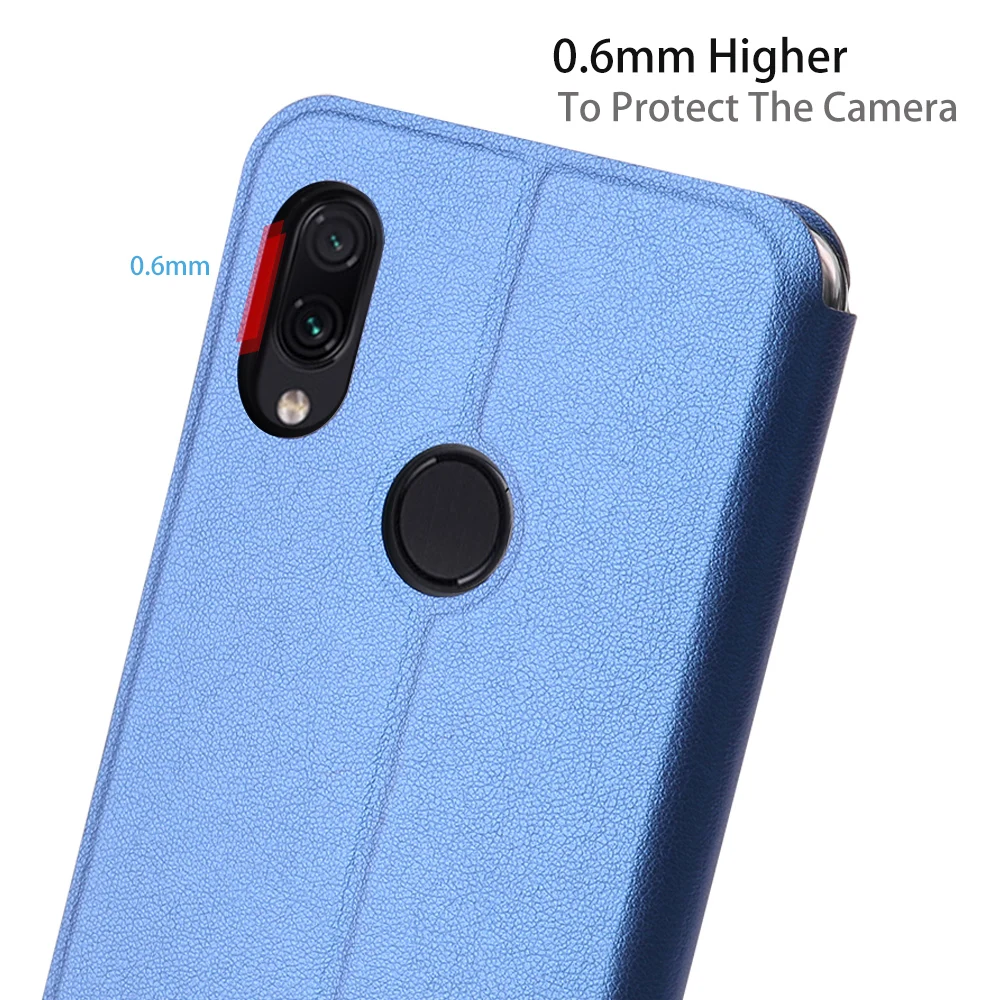 Чехол Red mi 7 крышка MOFI для Xiaomi mi Red mi 7 откидной корпус Xio mi Coque ТПУ чехол из искусственной кожи чехол-книжка противоударный