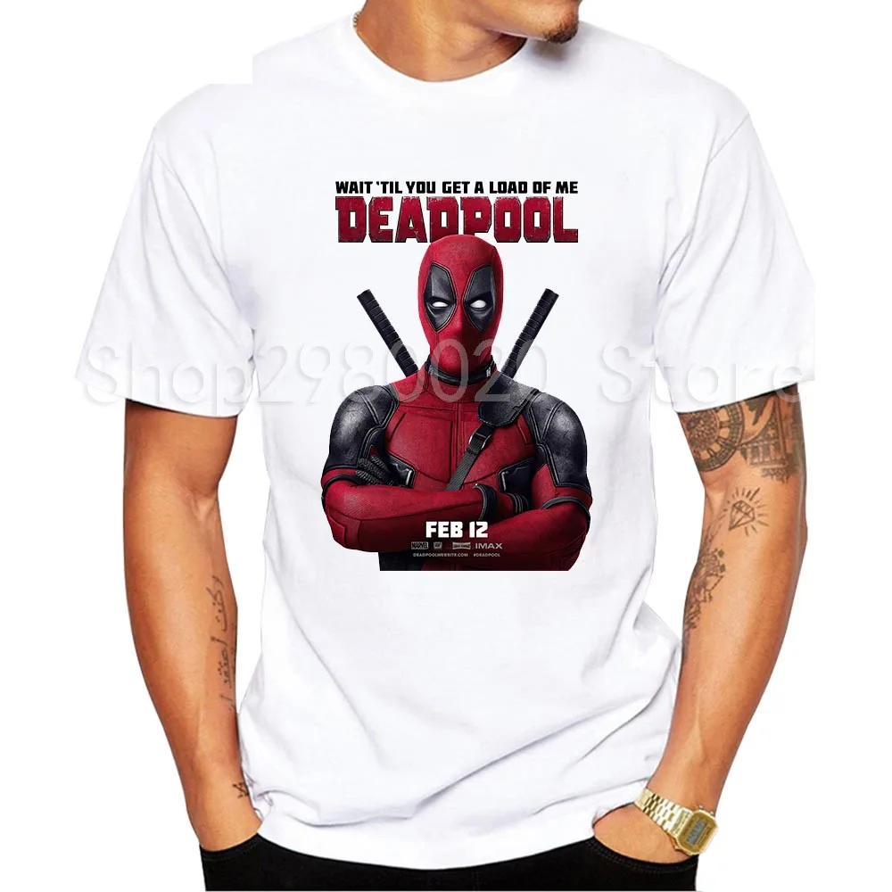 2018 смешной Дэдпул с принтом Тако футболка для мужчин мальчик Новинка Мужская