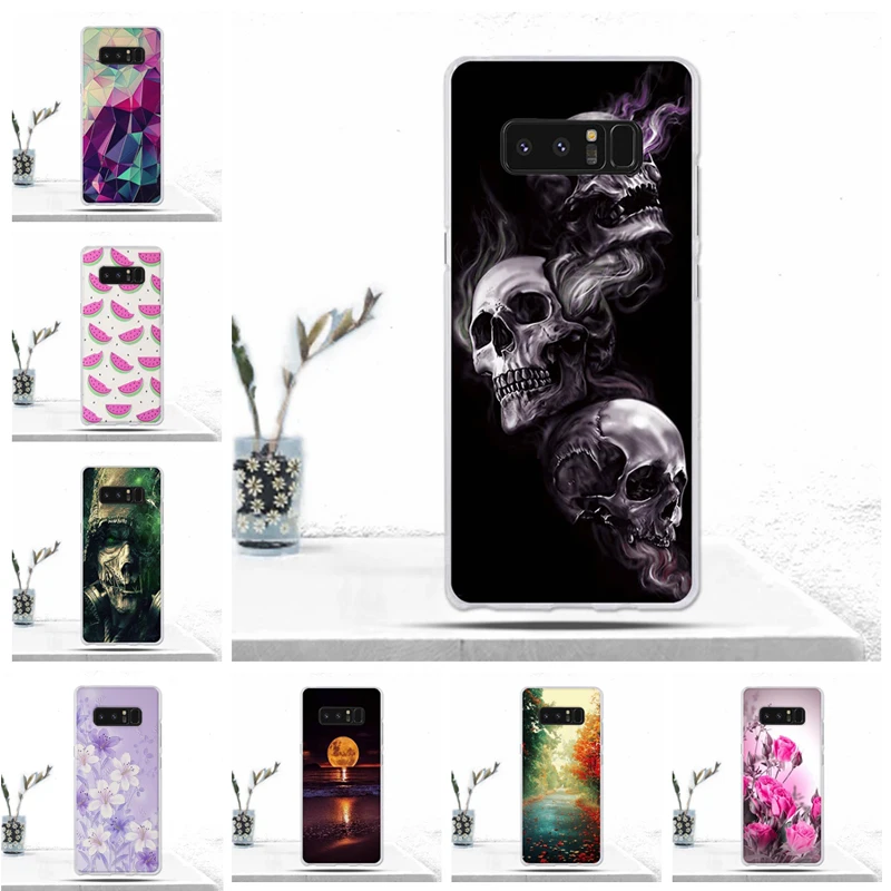 Роскошный чехол для телефона samsung Galaxy Note 8 N950 накладка Мягкий ТПУ силиконовый N950F