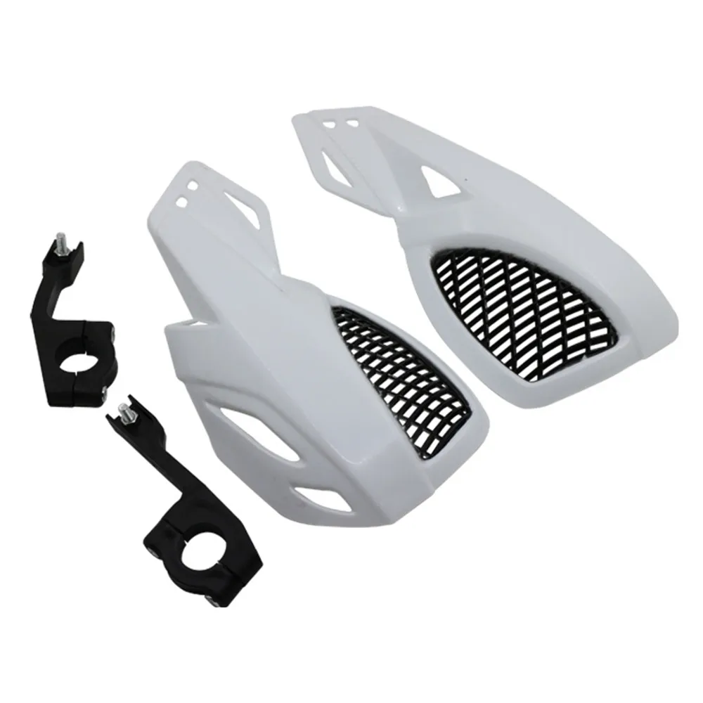 White Мотоциклетная защита для рук для Kawasaki Suzuki Honda Yamaha KTM SX EXC XCW SMR мото байк квадроциклы 22 мм руль - Цвет: White