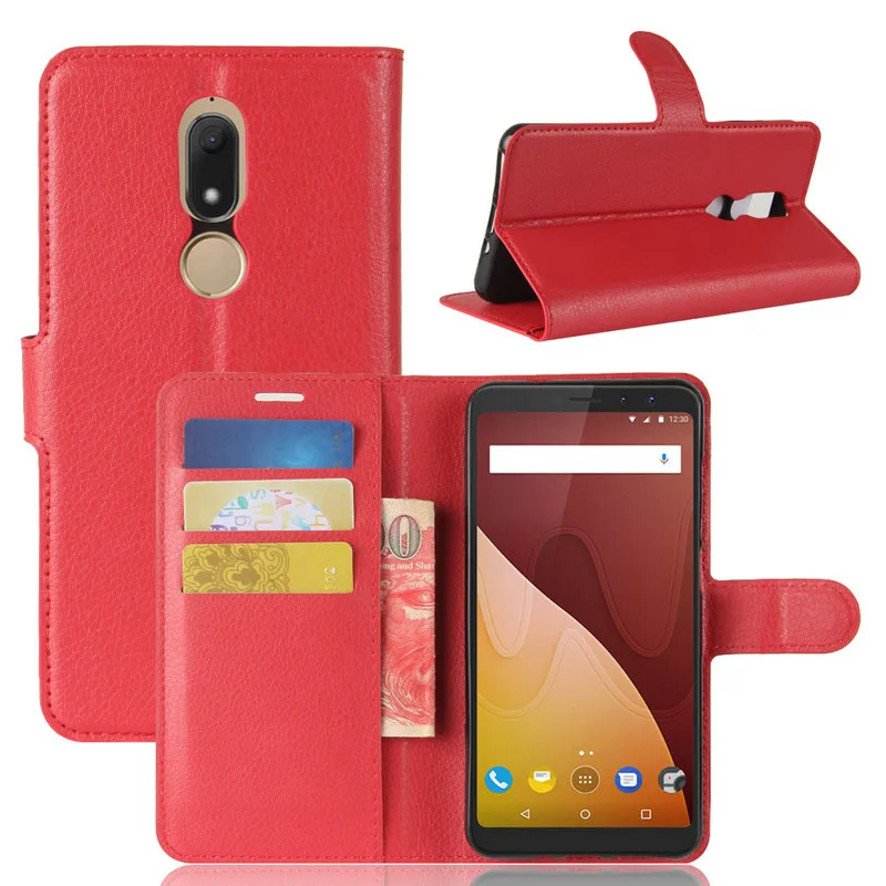 Кожаный чехол-портмоне Wiko View Prime в деловом стиле, чехол-книжка Wiko View Max Lite, откидная крышка-подставка, чехол-книжка Etui View Go view 2 Pro, чехлы