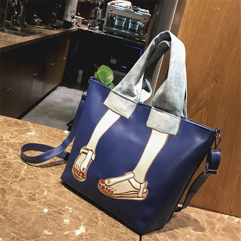 LJ ZULAWU нейлон Женщины плеча мешковатые брюки пакет Мода для девочек crossbody Сумочка