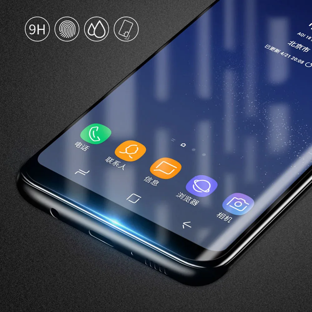 2 шт Nano жидкий Полный Клей закаленное стекло для Huawei Mate RS защита экрана с