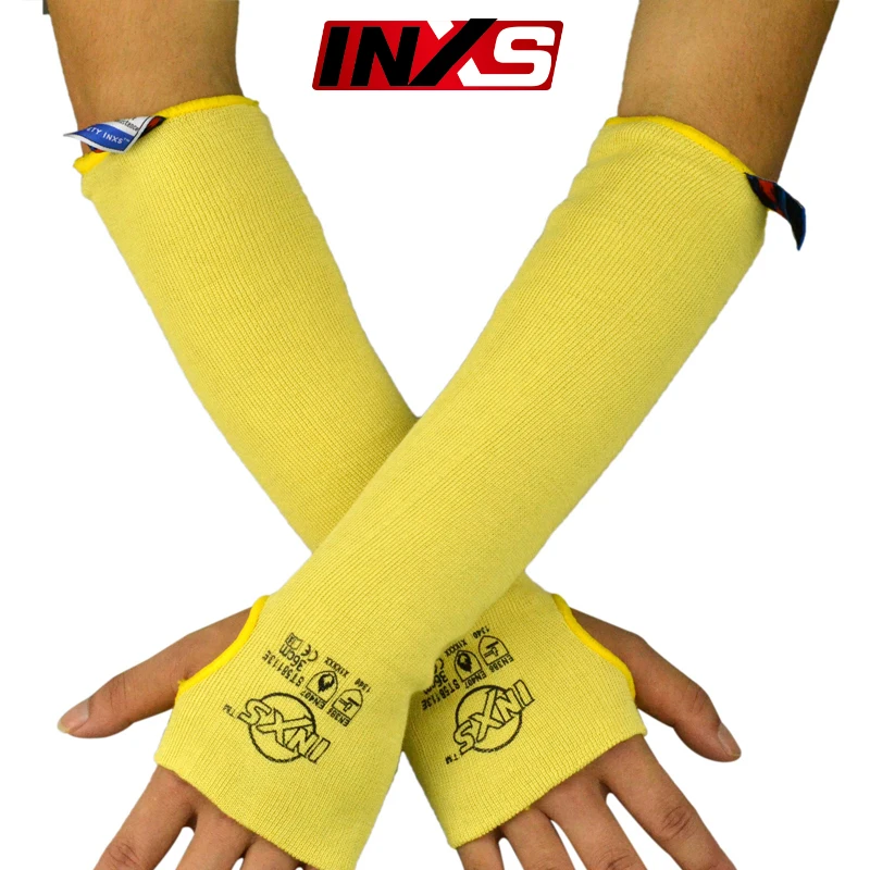 SAFETY-INXS ST58113E анти-резные рукава 45 см огнестойкие устойчивые к порезам перчатки обработка стекла уровень 5 Защита безопасности