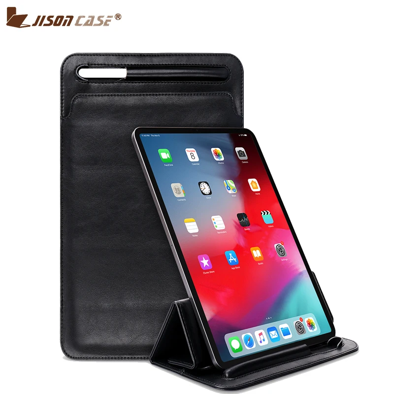 Jisoncase кожаная сумка для iPad Pro 12 9 защитный чехол Магнит стоящий складной новой