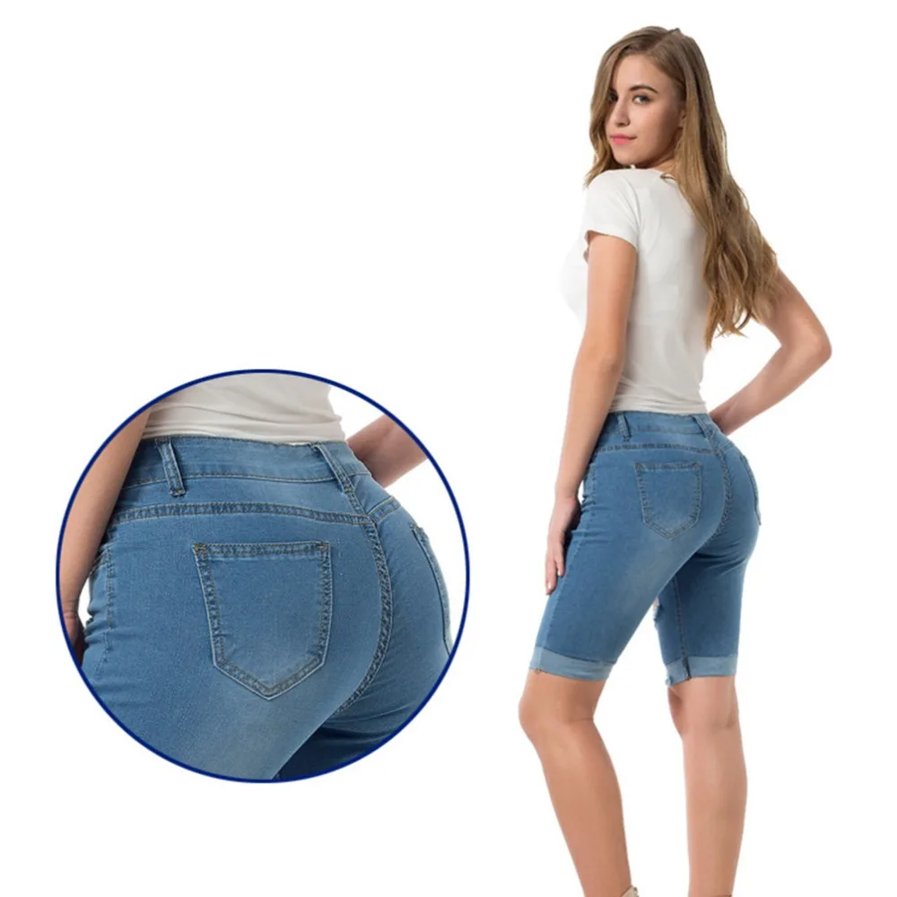 Fitibest XXXL летние джинсовые женщина джинсы штаны стильная женская обувь плюс