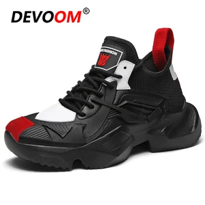 Kanye West мужские кроссовки, Белые Повседневные кроссовки на платформе, для весны, 2019