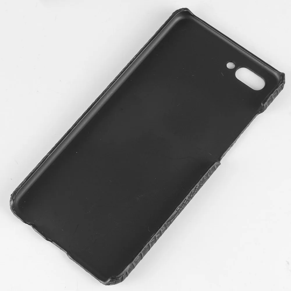 Жесткий Чехол бампер для Huawei Nova 2 S искусственная кожа крокодила текстурная рамка