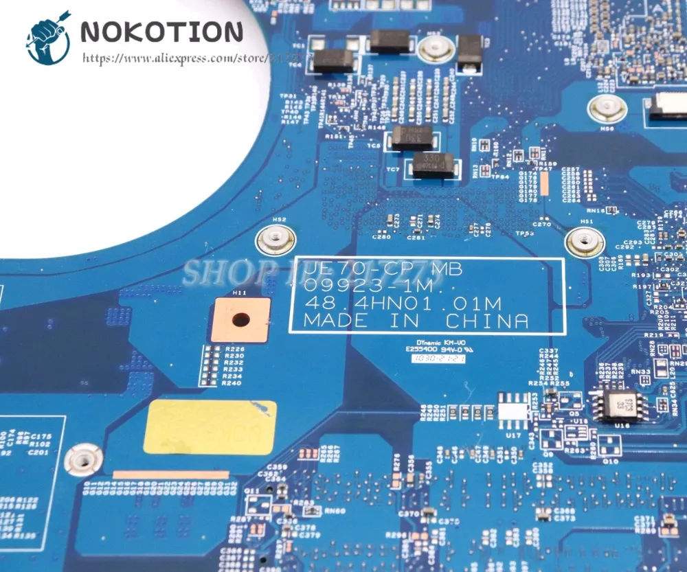 NOKOTION MBPT101001 48.4HN01.01M материнская плата для ноутбука acer 7741 7741G серии HM55 HD5650 1 ГБ Бесплатный процессор