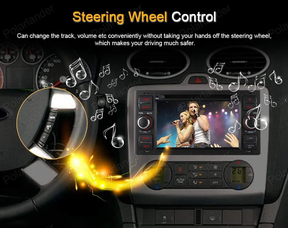 DVD плеер для Ford Mondeo Focus Transit 4 2 din 7 дюймов Android C MAX GPS BT Wi Fi четырехъядерный радио
