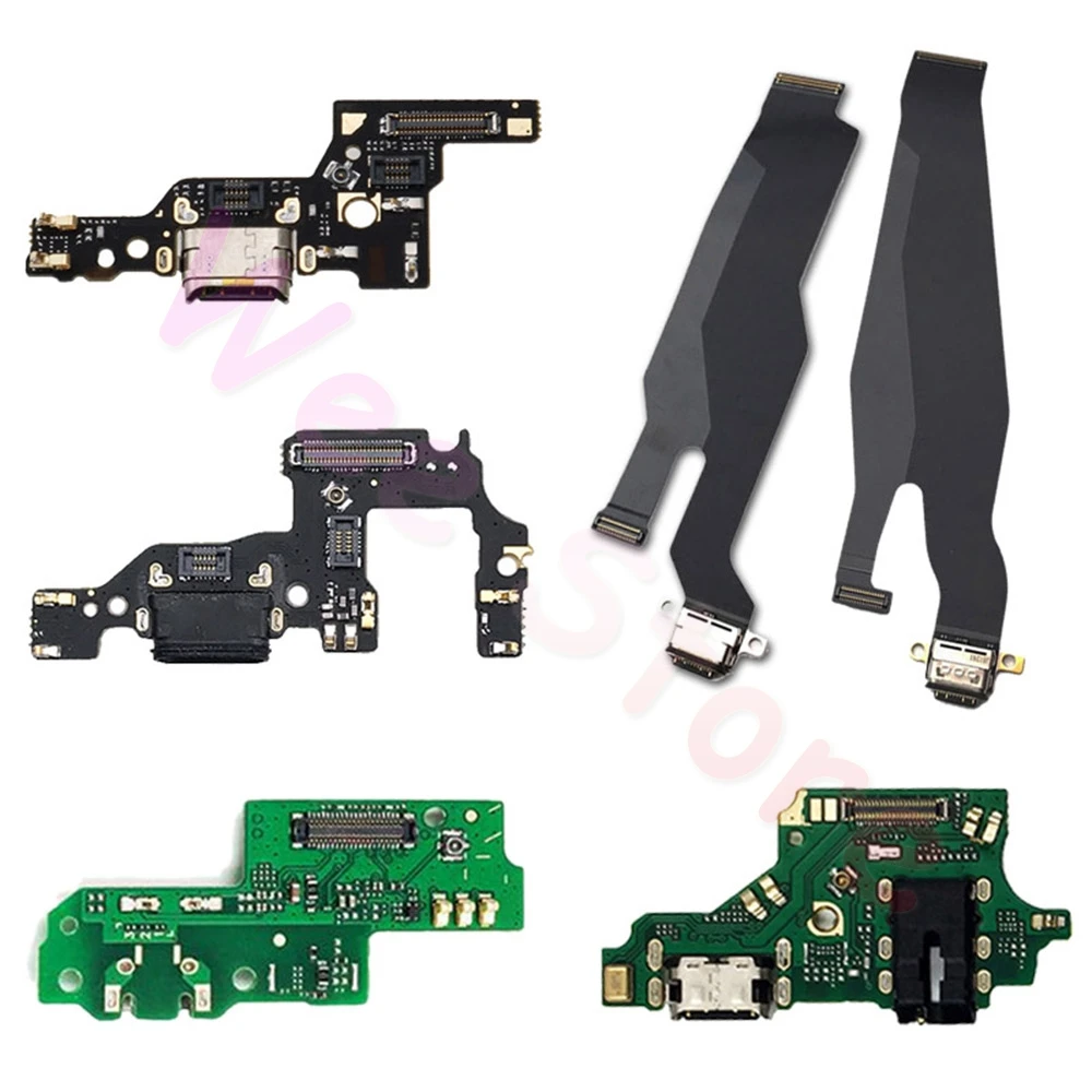 Usb порт для зарядки док станция гибкий кабель Huawei P8 P9 P10 P20 P30 Lite Plus Pro 2017