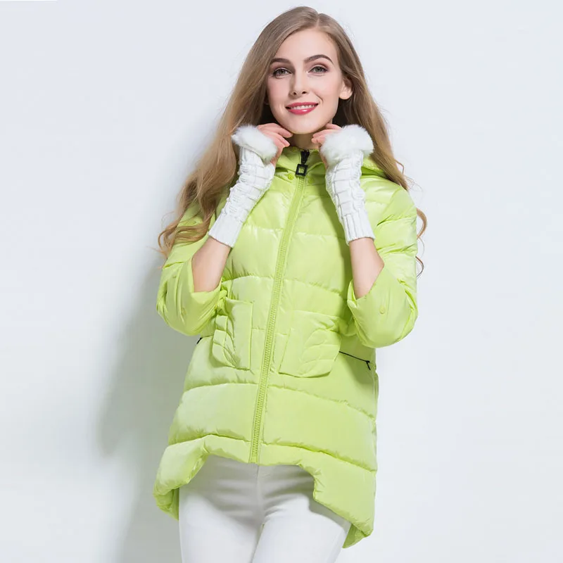 Large size women jaqueta feminina 2019 and seven new winter hooded long sleeve coat loose thickening leisure A version warm | Женская