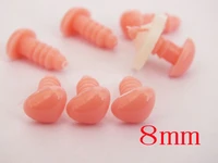 free shipping 8mm plastic safety nose triangle for bear doll animal puppet making 60 pcslot
