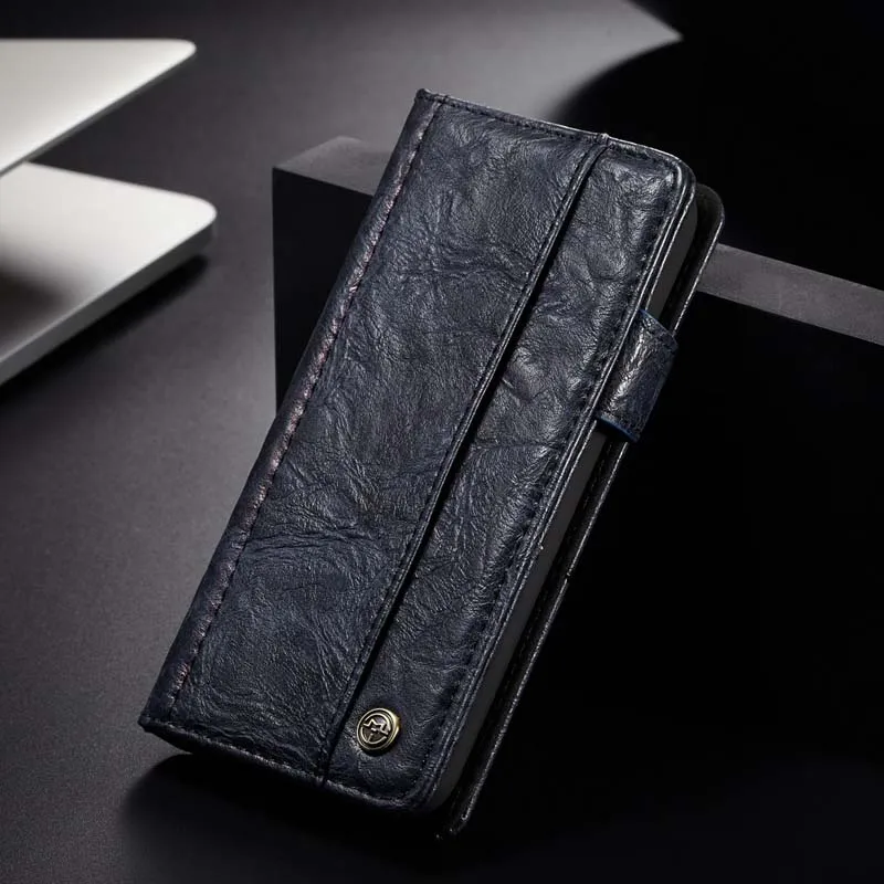CaseMe Luxury Leather Stand Case For iPhone X Magnetic Phone Cover Multifunction Flip Wallet Card Slot Cases iPhoneX | Мобильные