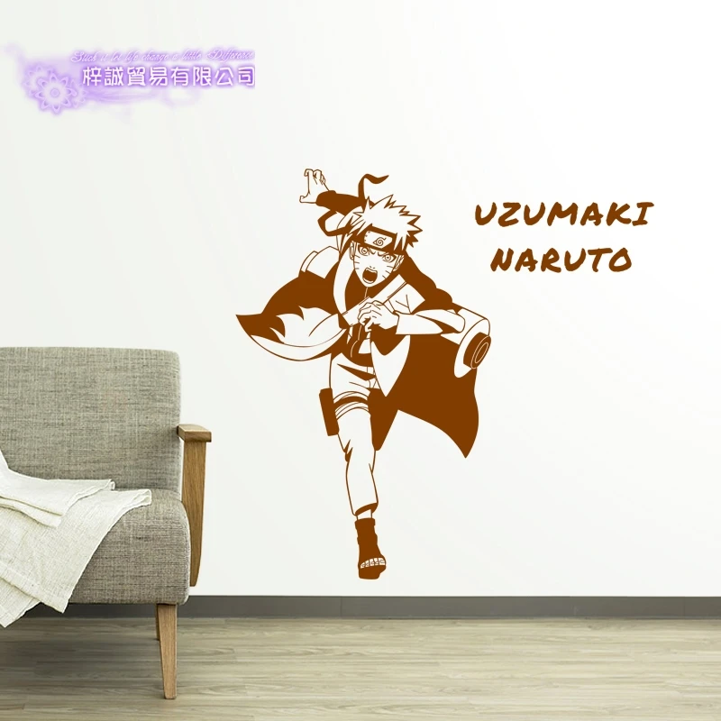 Наруто настенные виниловые наклейки на стену Декорации для дома декоративные