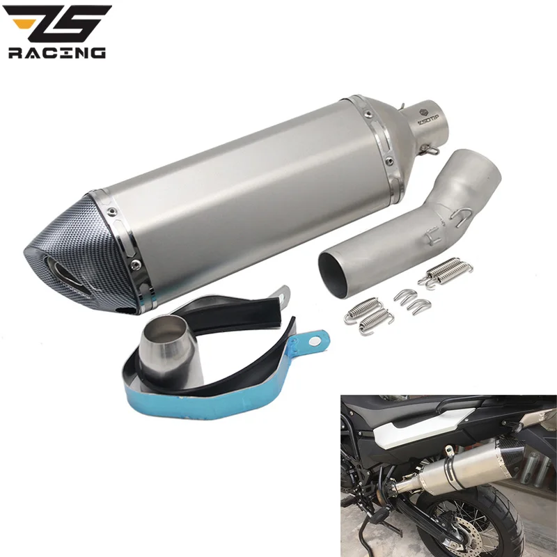 ZS Racing для BMW F650GS F700GS F800GS выхлопная труба мотоцикла Модифицированная из
