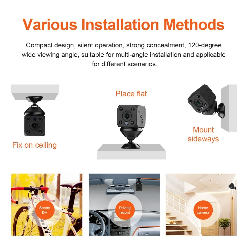 

Mini 720P Home Security IP Camera built in battery Wireless Smart WiFi Camera WI-FI Surveillance Baby Monitor CCTV Camera