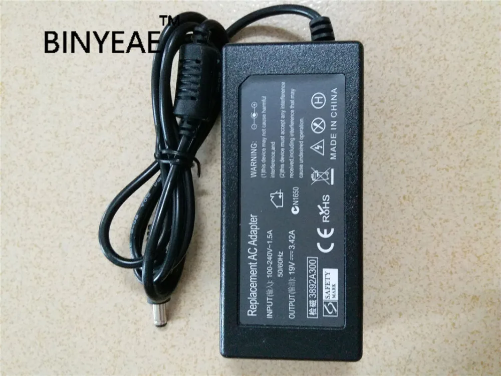 

19V 3.42A 65W Universal AC Adapter Battery Charger for asus x5dij X5DC X51L-AP184C X51L-AP076D Laptop