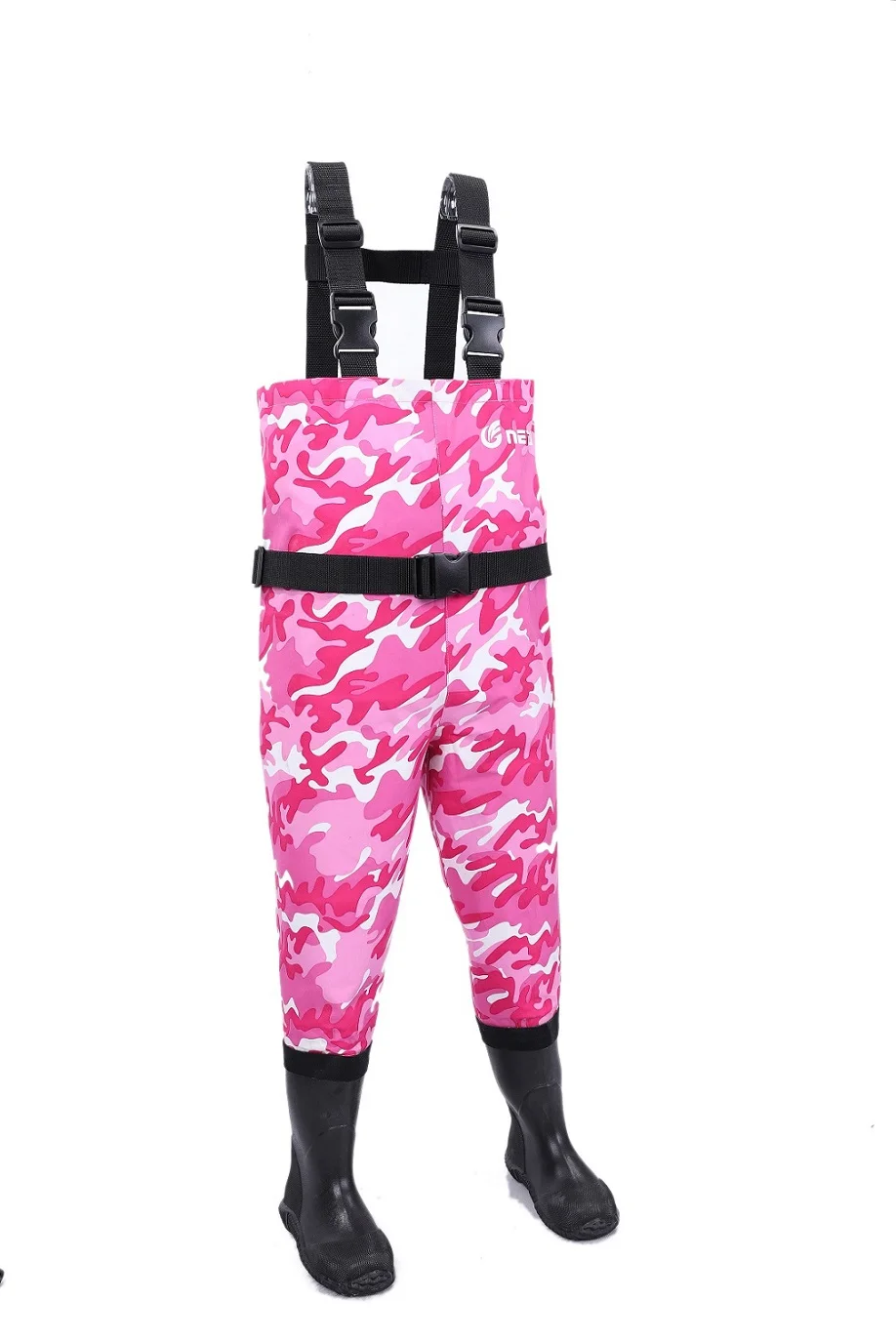Pink camo NEYGU малышей детей и детей водонепроницаемый и ветрозащитный рыболовные болотные с резиновыми сапогами для плавания, рафтинг, охота - Цвет: Pink camo