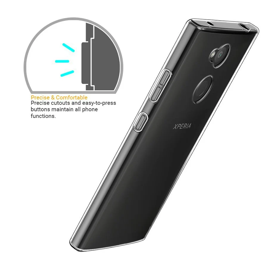 Мягкий TPU чехол Накладка для Sony Xperia XZ XZ1 XZ2 X Compact XZs Z5 Премиум Z4 Z3 мини Z2 M5 E5 XA2 C4 C5 XA XA1