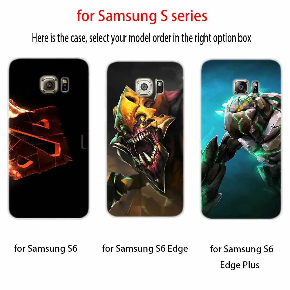 Мягкий чехол Shadow Fiend Dota 2 для Samsung Galaxy S7 Edge S8 S9 S10 S11 S20 S21 Plus Lite E Ultra | Мобильные