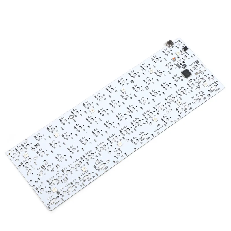 Bface TypeC UnderRGB GH60 64 Minila PCB полностью программируемый для DIY механическая клавиатура Poker Faceu HHKB светодиодный Поддержка - Цвет: Bface TypeC UnderRGB