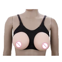 1pair artificial soft silicone breast form underwear nipple breast suit for postoperative boobs enhancer transvestites
