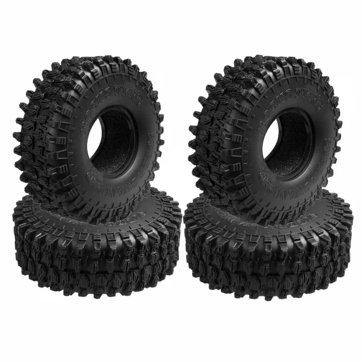 4 шт. 120 мм 1 9 дюйма резиновые шины колесные для 1:10 RC Rock Crawler Axial SCX10 90046 D90 D110 TF2 Traxxas TRX