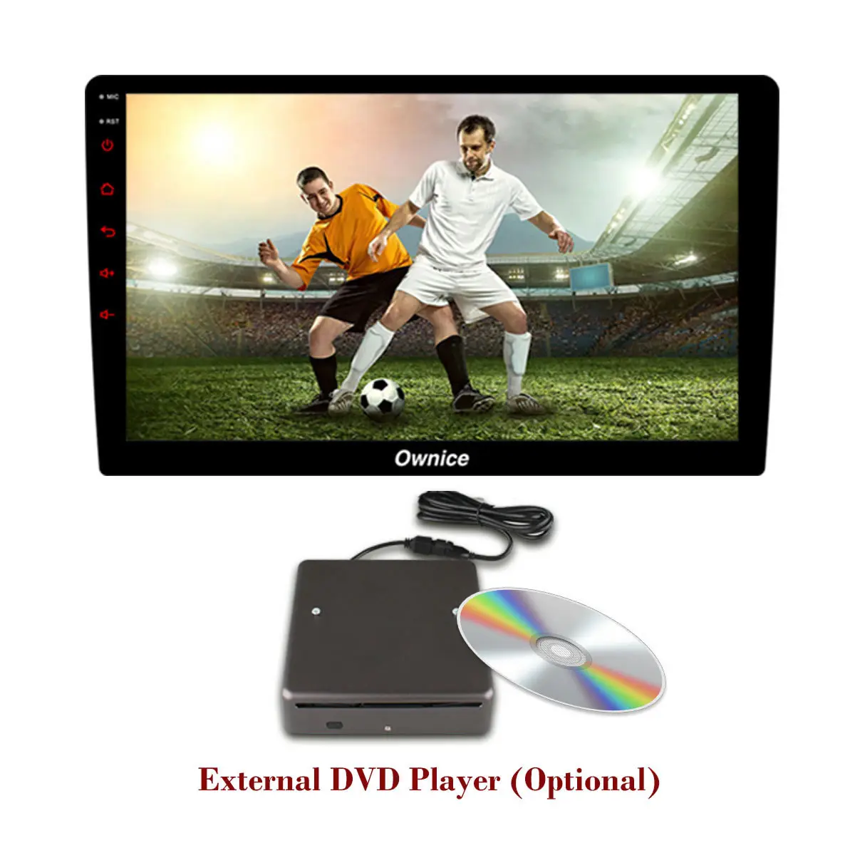 

Ownice External dvd box Support Playing DVD CD Only for Ownice Car Radio Player Only