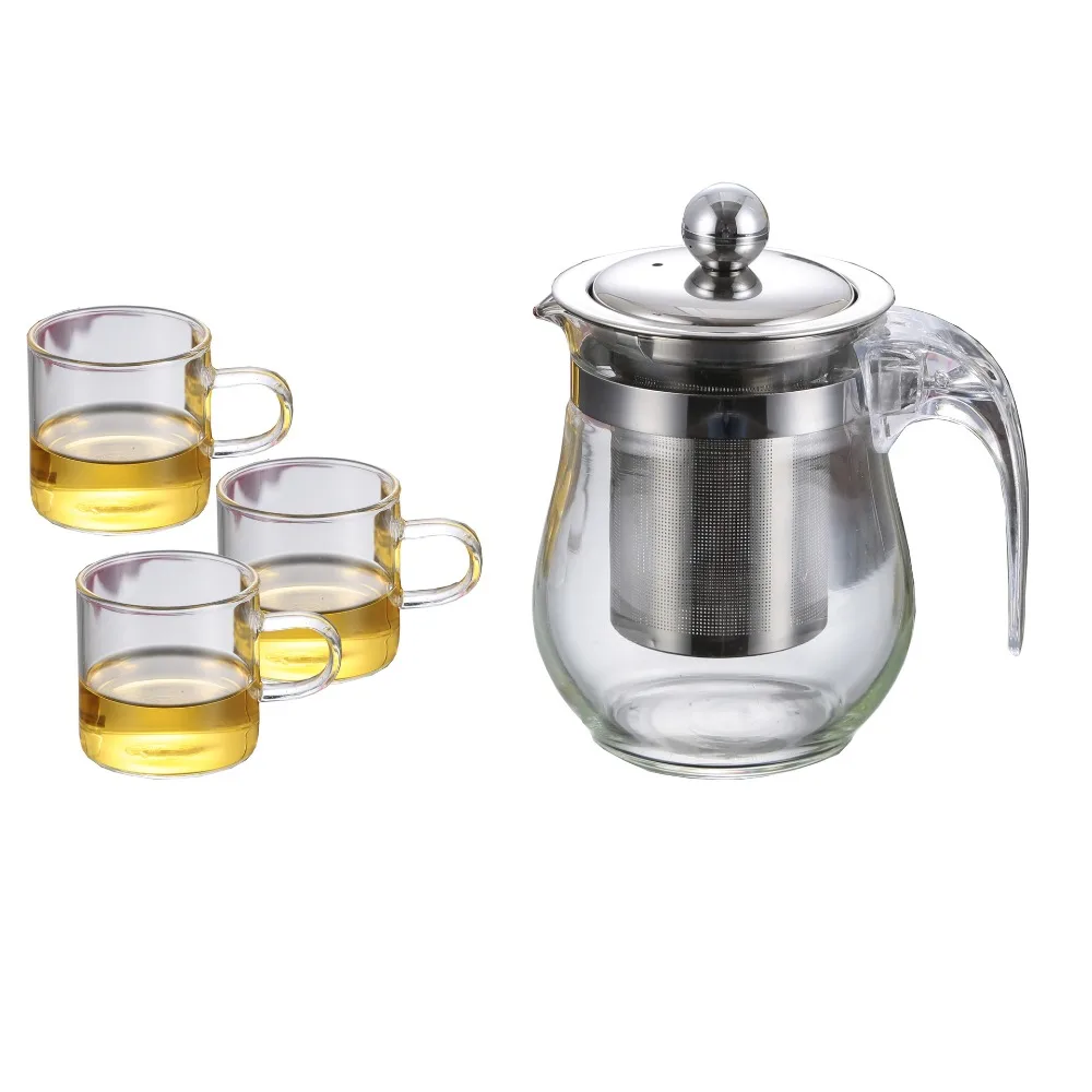 

Stainless steel inner liner tea cup set